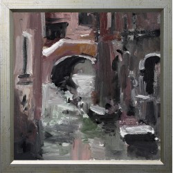 Pod Venețian 5 - pictură în ulei pe pânză, artist Cristian Porumb